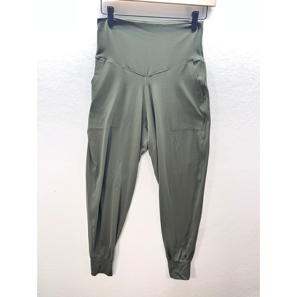 Aerie Offline Real Me Joggers Womens M Olive Green Stretch Soft Comfy 3137